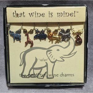 Wine Things Safari Wine Charms